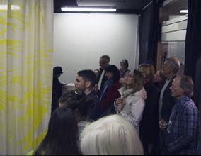 Kunstraum-unten: Marx / Musehold Ausstellungseröffnung