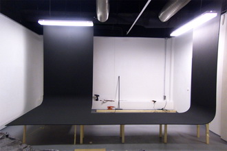 Kunstraum-unten: Marx / Musehold Rauminstallation