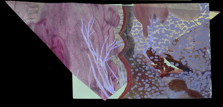 Kunstraum-unten: Marx / Musehold Rauminstallation