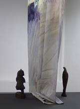 Kunstraum-unten: Marx / Musehold Rauminstallation